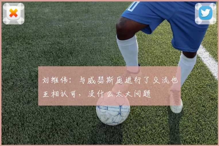 刘维伟：与威瑟斯庞进行了交流也互相认可，没什么太大问题